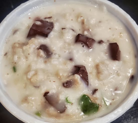 Minced Beef & Pork Blood Congee