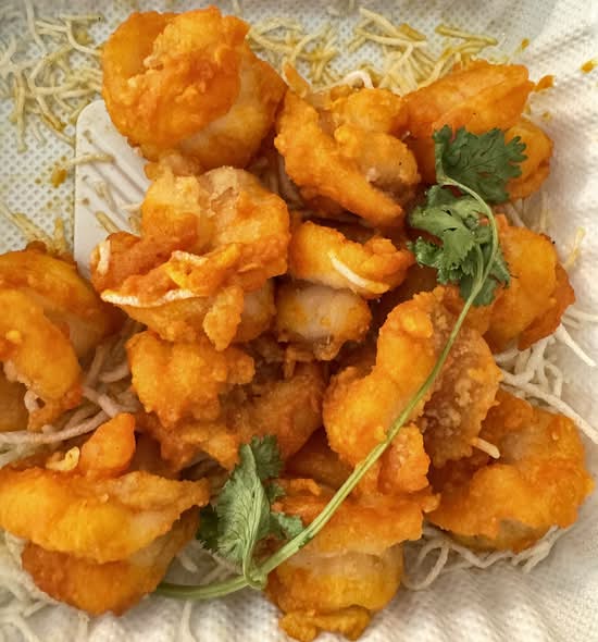 Golden Prawn with Salted Egg Yolk
