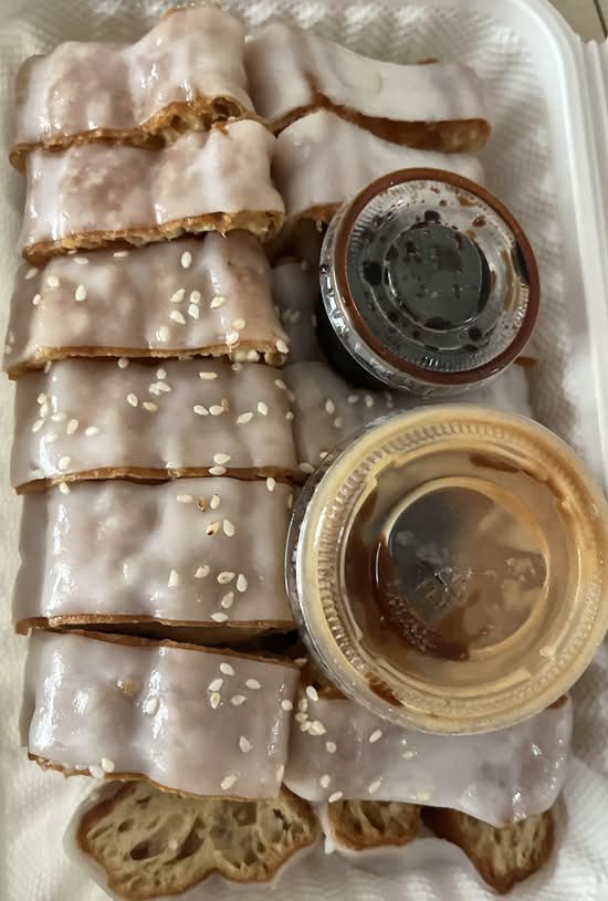 Crispy Chinese Donut Wrapped in Rice Roll