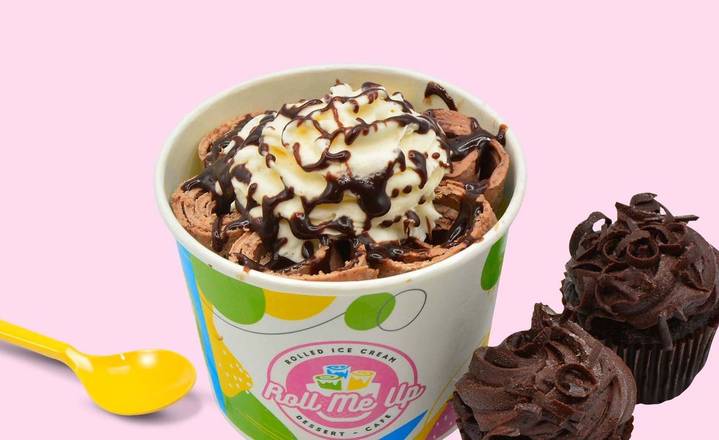 Blackout (Chocolate) Cupcake Rolled Icecream🍧🧁🆕️