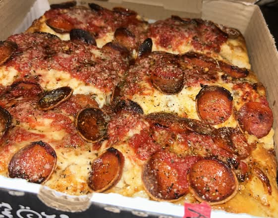 Pepperoni Sicilian Square