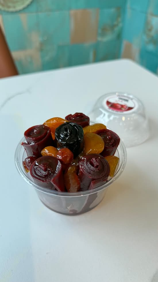 Lavashak Bowl with Sour Apricot => لواشک کاسه ای