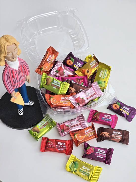 Assorted Fruit Lavashak Candy ( لواشک شکلاتی  )