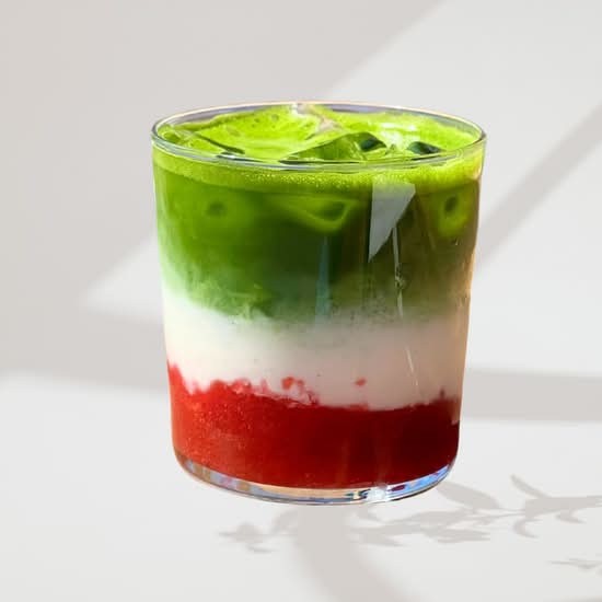 Strawberry Matcha Latte