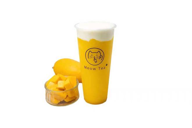 Mango Slush with Cheese Cream