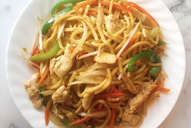 92. Shanghai Noodles with Shrimp