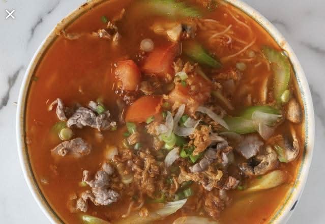 49. Thai Tom Yum Shrimp Rice Noodle Soup