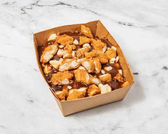 Large poutine poulet grille /large grill chicken poutine