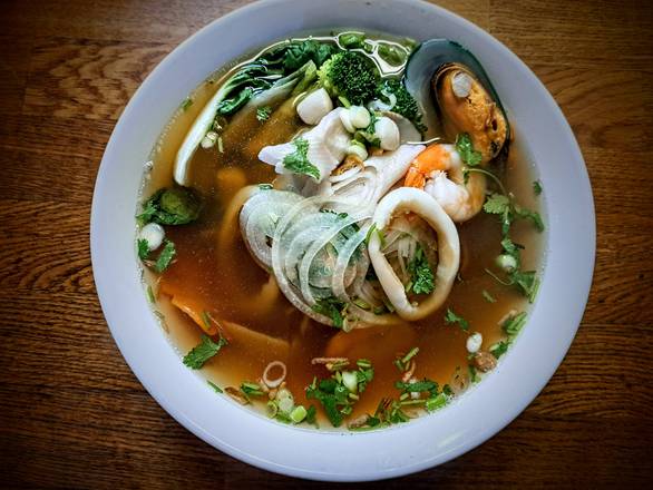 Seafood Pho Noodle Soup