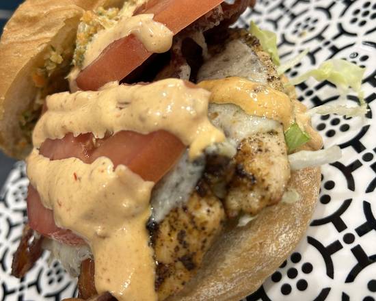 Monica and Jesse's Clucking Cajun Chicken Club