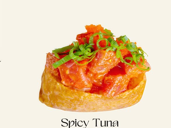 Spicy Tuna Inari Sushi