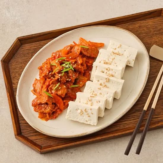 Kimchi Tofu(두부김치)