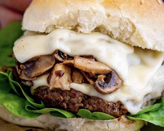 Swiss Mushroom Burger