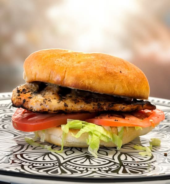 Grilled Chicken Burger