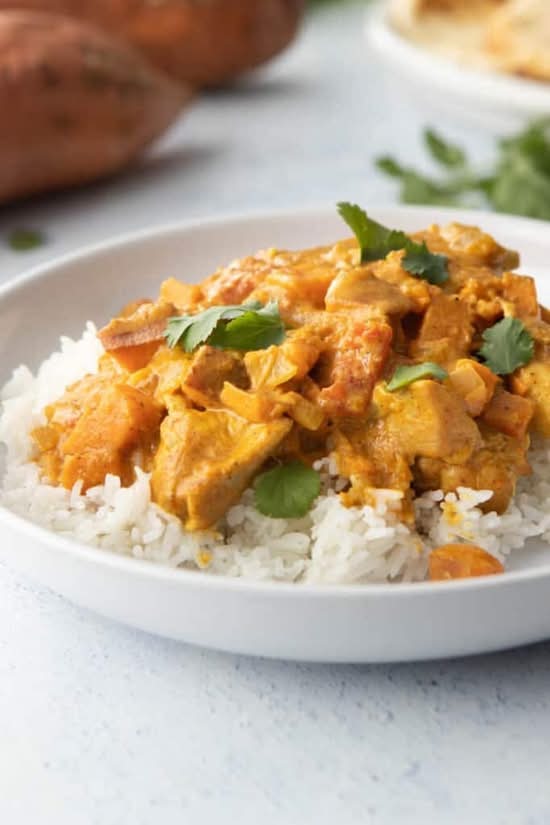 Butter Chicken Rice Bowl