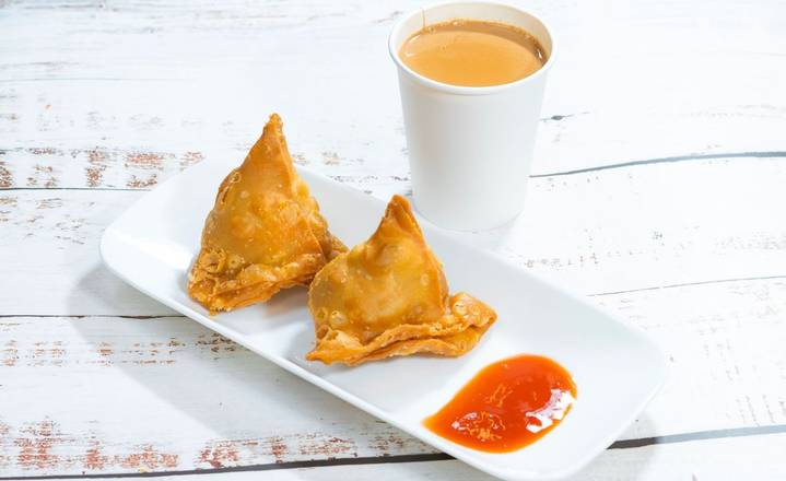 Samosa & Hot Beverage