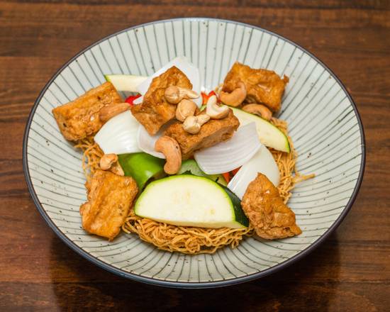 Sautéed Tofu (Tofu Xao Rau)