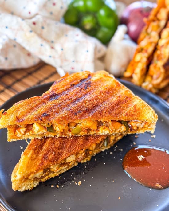 Schezwan Maharaja Grill Sandwich