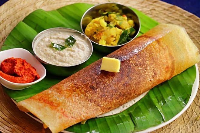 Ghee Podi Masala Dosa