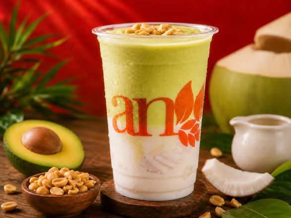 Ripe Avocado & Young Coconut (Bơ già dừa non) (500 mL)