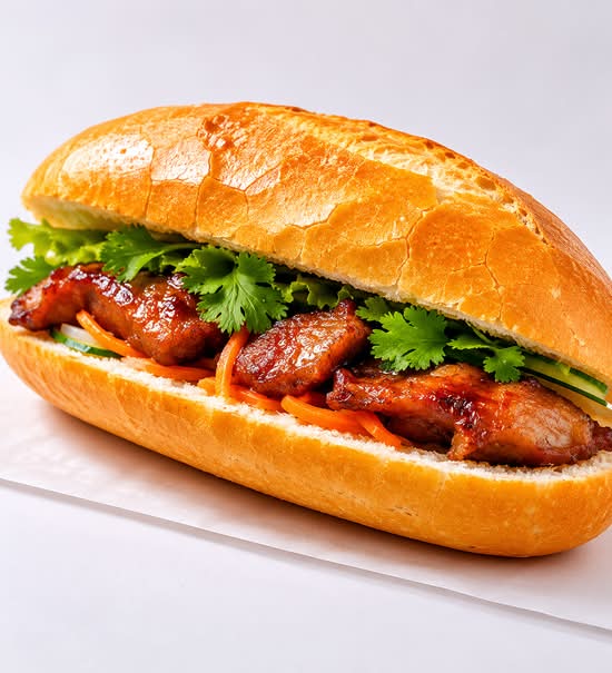 Grilled Chicken  Banh Mi (Gà nướng)