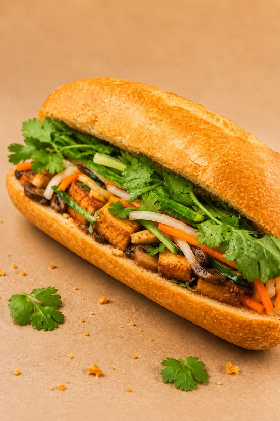 Vegetarian  Banh Mi (Chay)