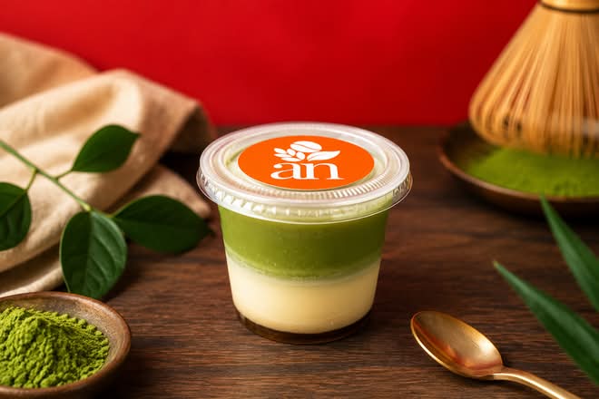 Flan Matcha (Flan Trà Xanh)