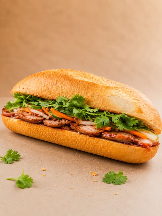 BBQ Pork  Banh Mi (Xá xíu)