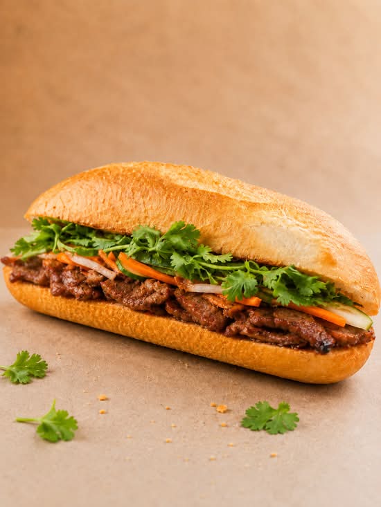 Grilled Beef  Banh Mi (Bò nướng)