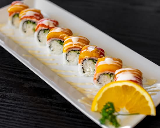 Mango & Smoked Salmon Roll
