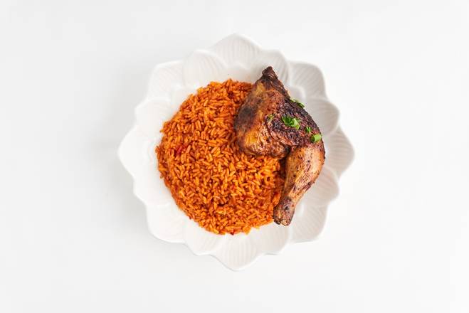 Jollof Rice, Fried Rice, White Rice, Beans (Main Dish)