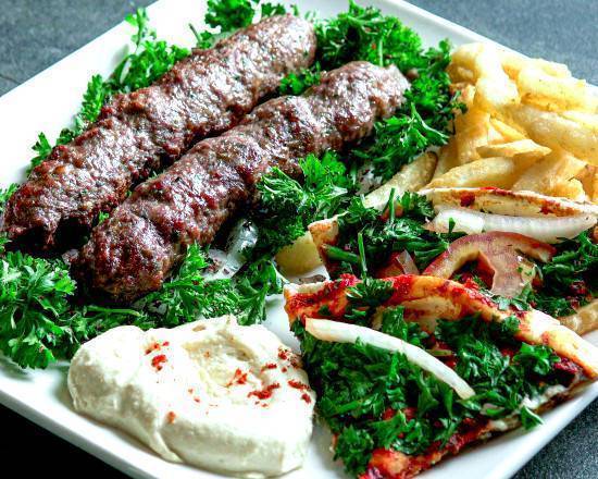 Assiette kabab kafta / Kabab Kafta Plate