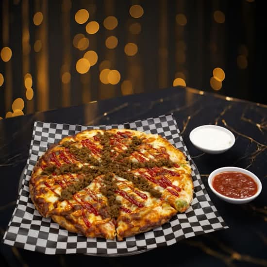 11. Beef & Mushroom Pizza
