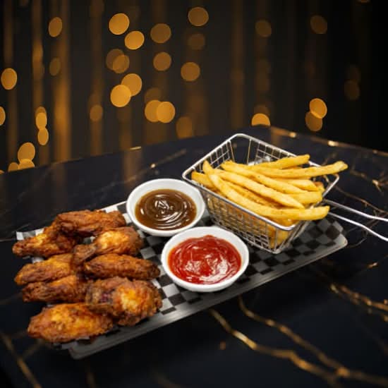 9. Wings & Fries