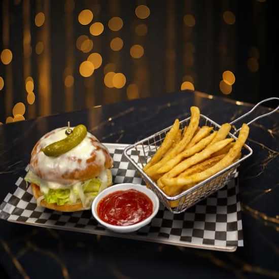 15. Cheeseburger & Fries