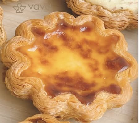 French Caramel Custard Sunflower Tart
