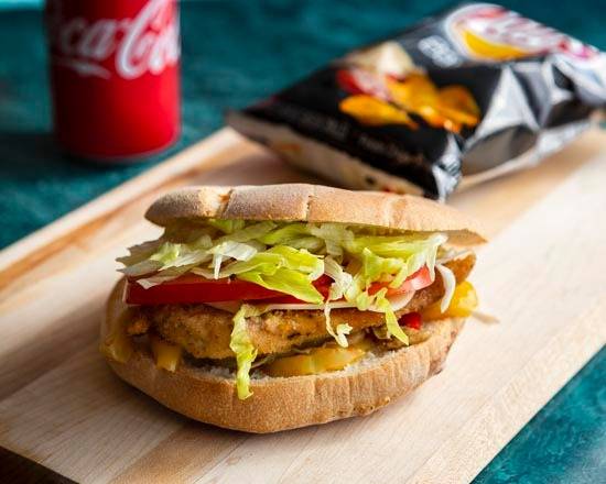 Sandwich au poulet frit / Fried Chicken Sandwich