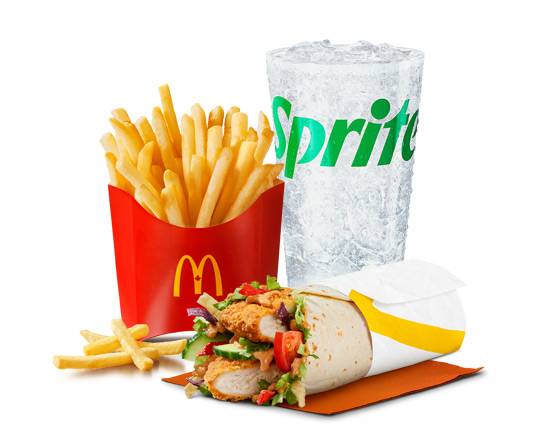 Trio McWrap poulet croustillant et sauce chipotle crémeuse [1020-1230 Cal]