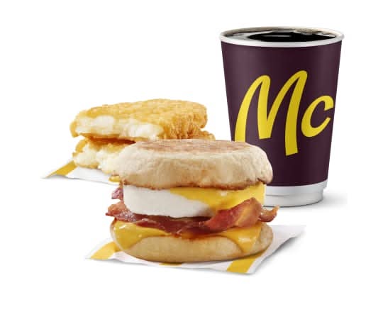 Trio Bacon McMuffin avec œuf [470.0 Cal]