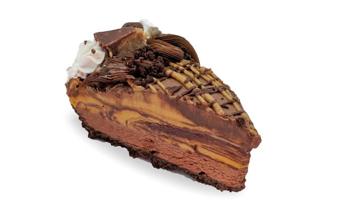 Chocolate Peanut Butter Ice Cream Pie Slice