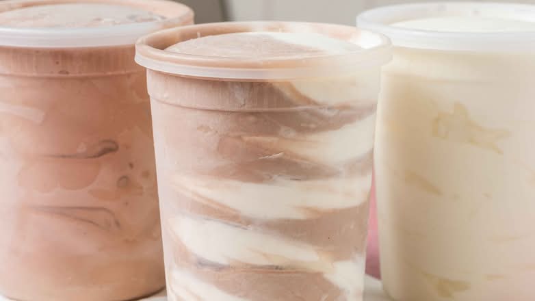 Soft-Serve Ice Cream Litre Container
