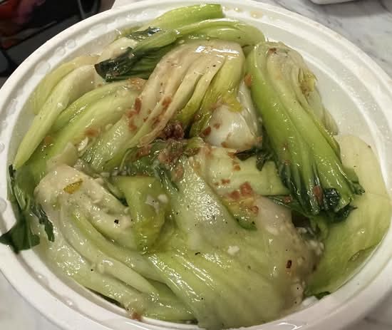 Bok Choy in Garlic Sauce