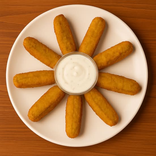Deep Fried Pickles With Ranch