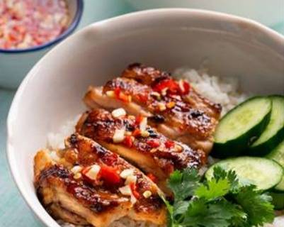 Grilled Chicken with Rice