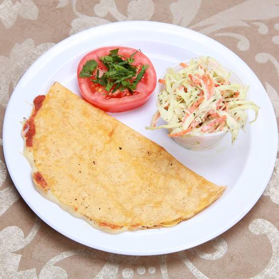 Kids Cheese Quesadilla with salsa and guac