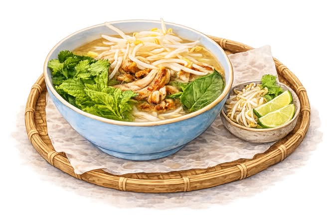 BBQ Chicken Pho