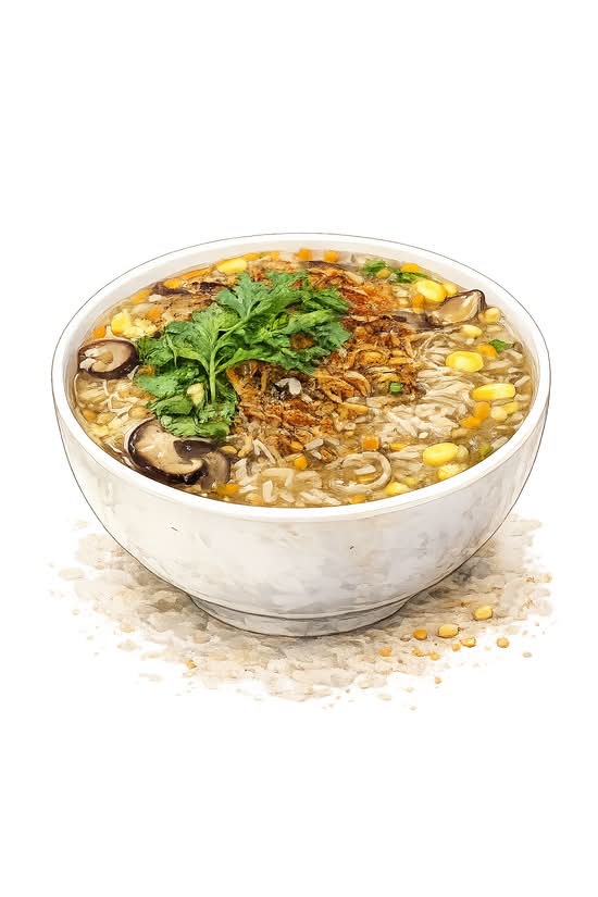 Chicken and crab soup