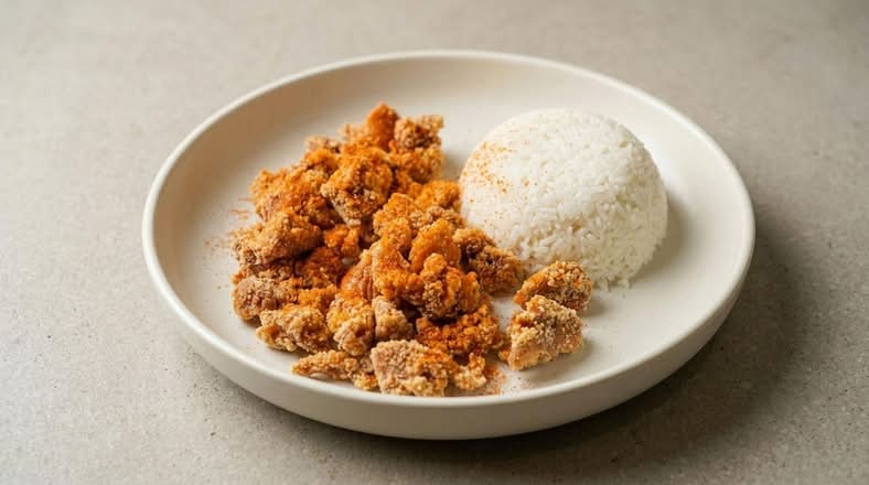 Popcorn Chicken Rice