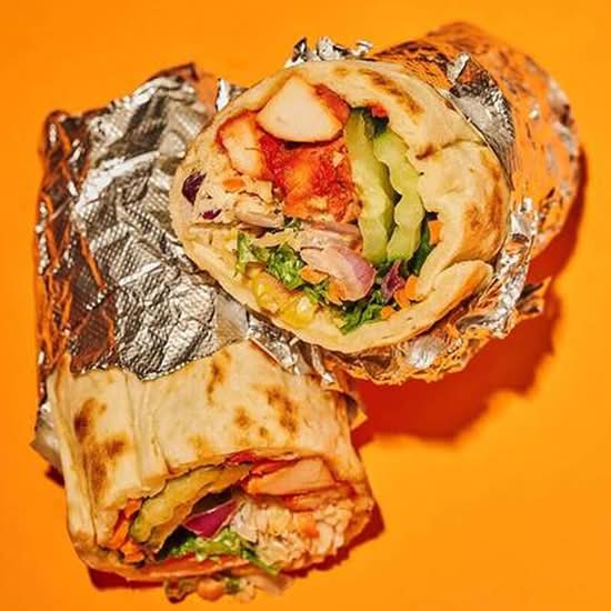 Tandoori Poulet Naanwich / Tandoori Chicken Naanwich
