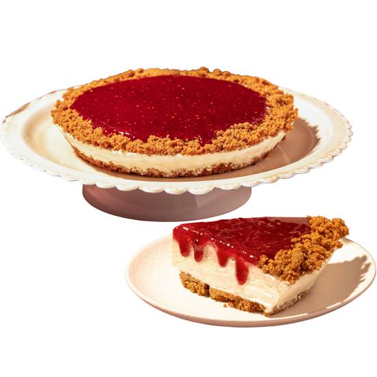 tarte gâteau au fromage à la framboise / raspberry cheesecake
